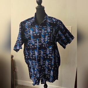 Stylish Men's Casual Button Down Shirt - Multicolor Patterns